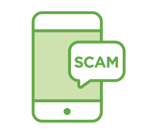 phone scam icon